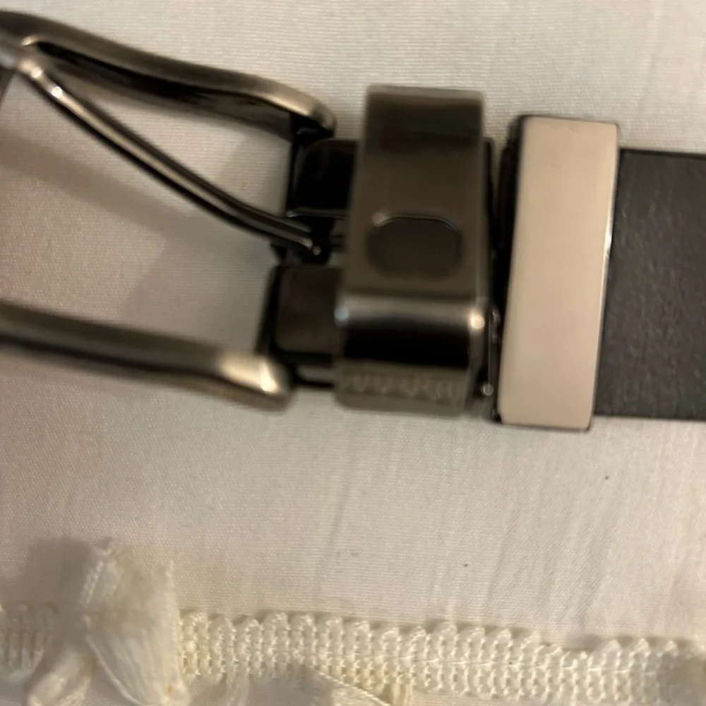 Men’s Argentina Swivel Buckle Reversible Black to Brown Belt